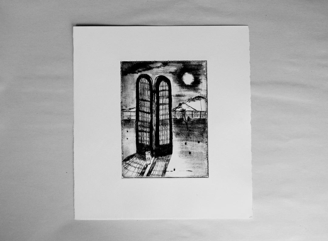 Drypoint print